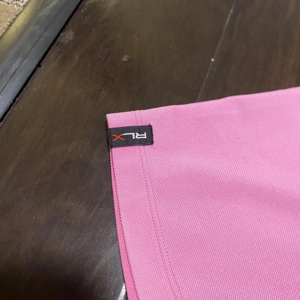 RLX Ralph Lauren Polo Shirt Mens 2XL Pink Performance Golf‎ Short Sleeve Stretch